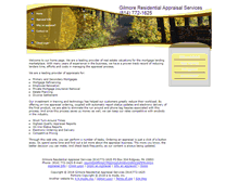 Tablet Screenshot of gilmoreappraisals.com